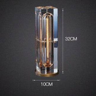 Lampe à poser design LED en verre crystal Luxury.