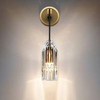 Applique murale LED dorée élégante