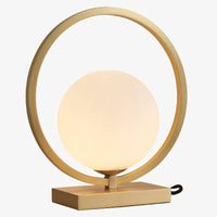 Lampe LED Design Luxueuse Gold Sphere & Circle