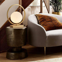 Lampe LED Design Luxueuse Gold Sphere & Circle