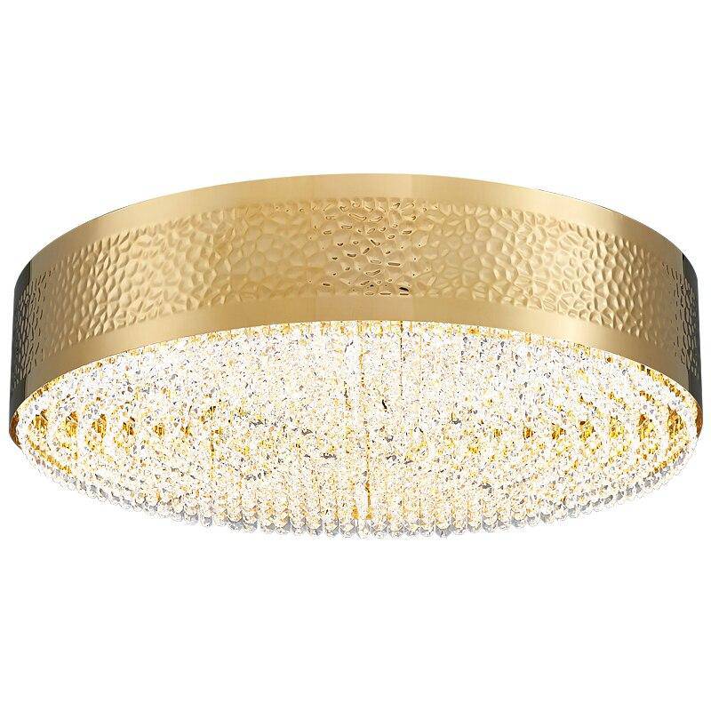 Plafonnier LED Rond Doré