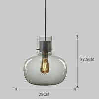 Suspension LED Design en Verre avec Abat-Jour Coloré