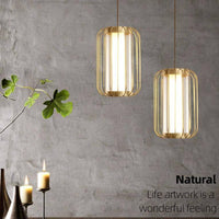 Suspension design LED Métal Hall