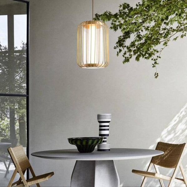 Suspension design LED Métal Hall