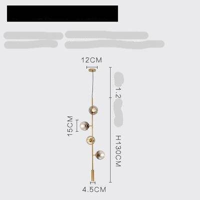 Suspension LED Design avec Abats-jour Métalliques