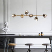 Suspension LED Design avec Abats-jour Métalliques