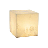 Lampe Cube LED Marbrée Design