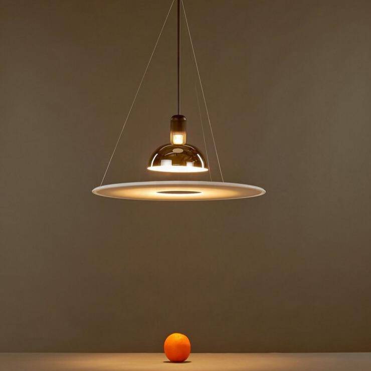 Suspension LED Design Nordique en Métal
