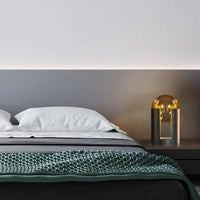 Lampe LED Design avec Base en Métal et Boule Lumineuse