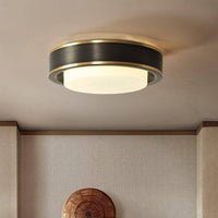 Plafonnier LED Rétro Doré