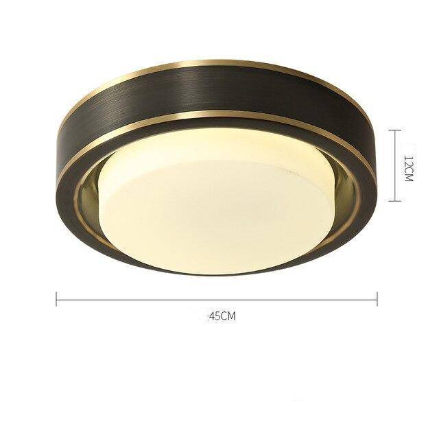 Plafonnier LED Rétro Doré