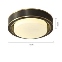 Plafonnier LED Rétro Doré