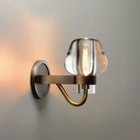 Applique murale Luxe cuivré avec abat-jour design
