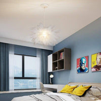Suspension LED Fleur en Tissu