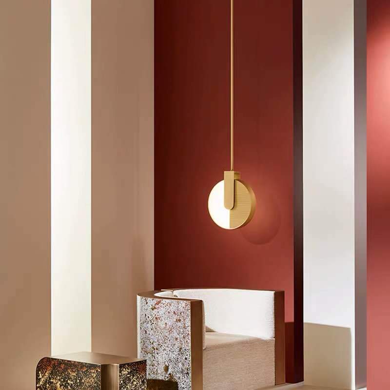 Suspension LED Minimalist Gold Disc