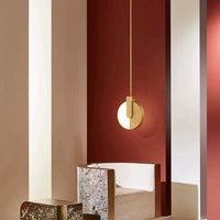 Suspension LED Minimalist Gold Disc