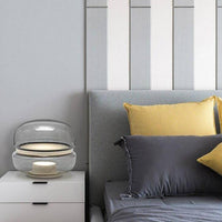 Lampe LED en résine colorée
