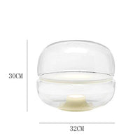 Lampe LED en résine colorée