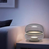 Lampe LED en résine colorée