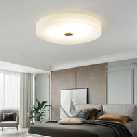 Plafonnier LED Marbre Doré Villa