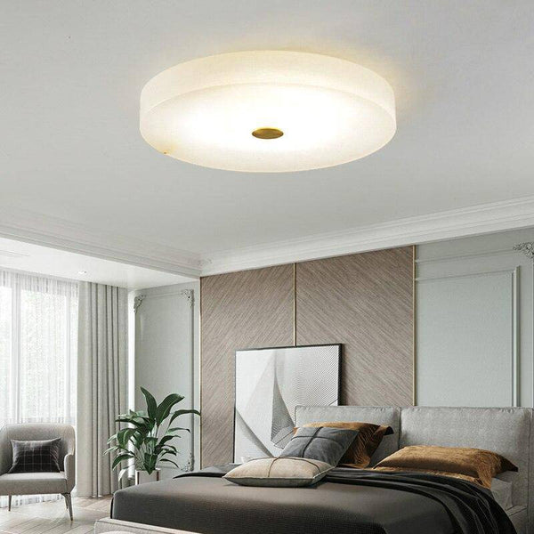Plafonnier LED Marbre Doré Villa