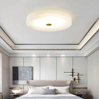 Plafonnier LED Marbre Doré Villa