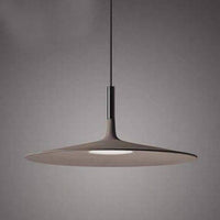 Suspension LED Chapeau en Ciment Gris