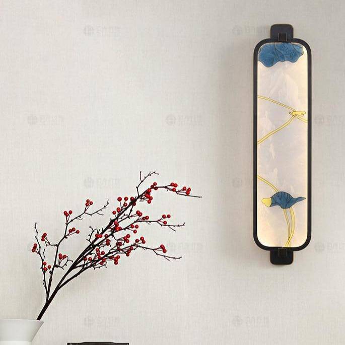 Applique murale LED Japonaise Rectangle Arrondie