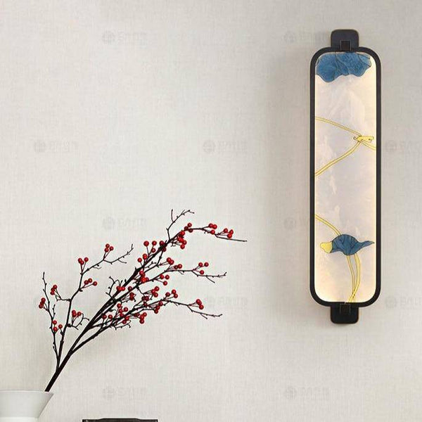Applique murale LED Japonaise Rectangle Arrondie