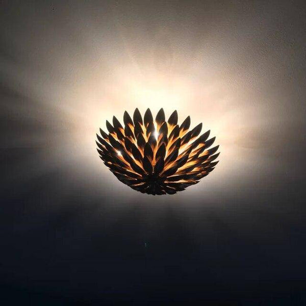 Plafonnier LED Floral Métal
