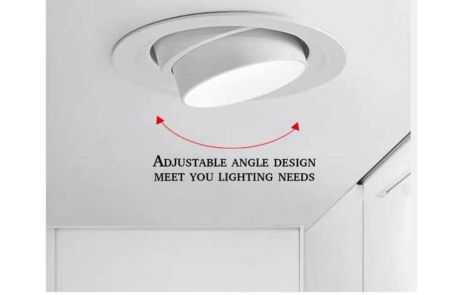 Spot encastré LED Loft orientable