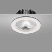 Spot encastré rond blanc moderne en aluminium