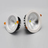 Spot encastré rond blanc moderne en aluminium