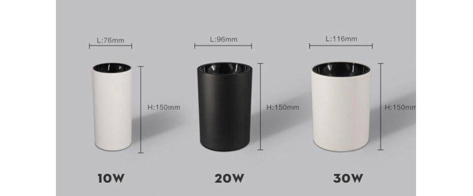 Spot à LED en aluminium - Design Moderne