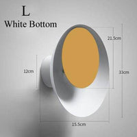 Applique murale LED Coloris Métallique Moderne