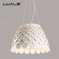 Suspension LED Conique Tuile Colorée