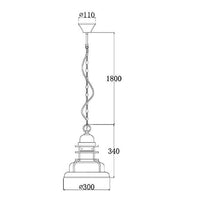 Suspension LED Industrielle Cuivrée