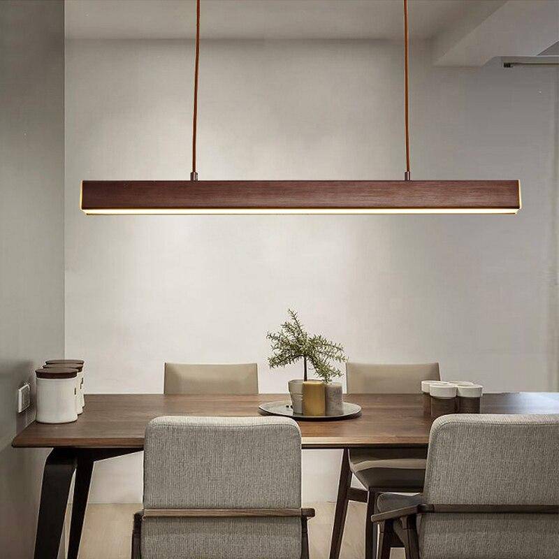 Suspension LED Bois Naturel