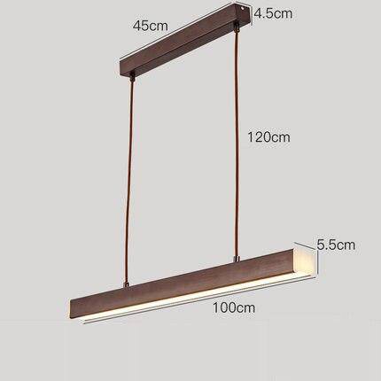 Suspension LED Bois Naturel