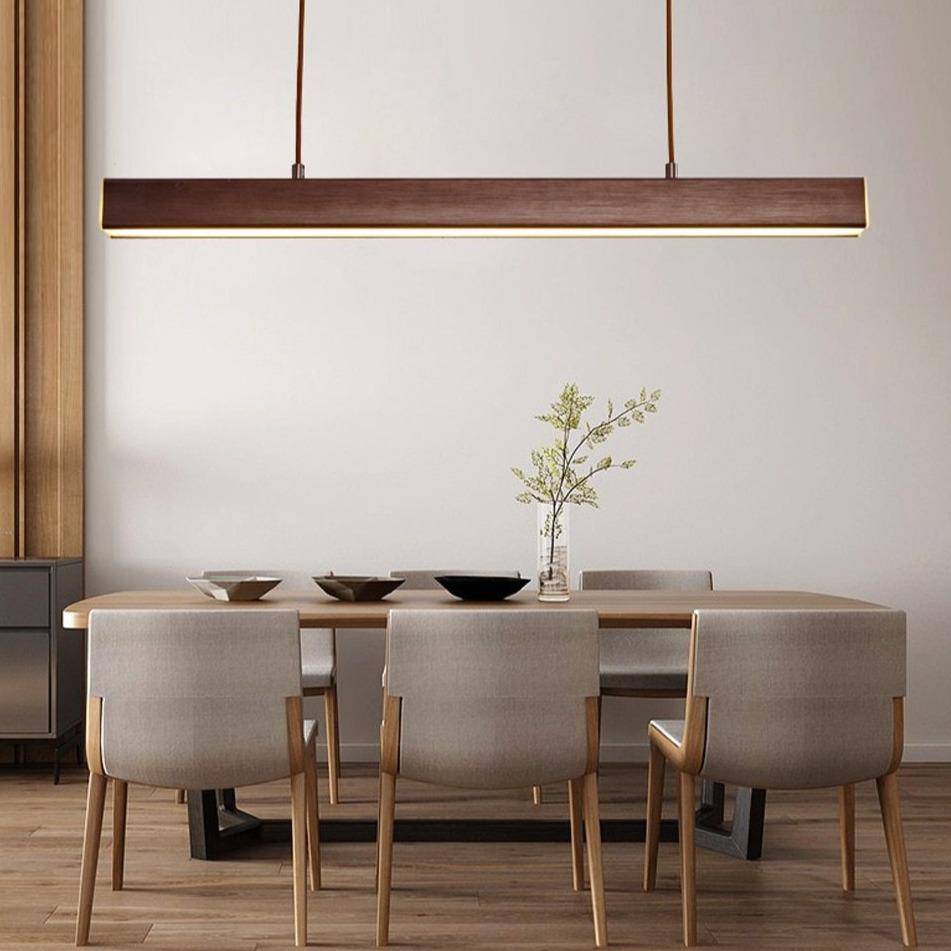 Suspension LED Bois Naturel