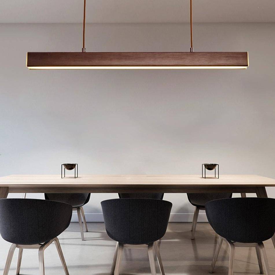 Suspension LED Bois Naturel