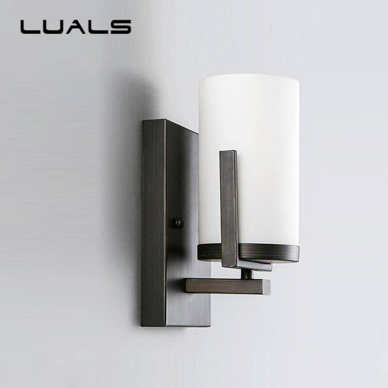 Applique murale LED métal blanc