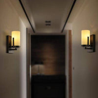Applique murale LED métal blanc