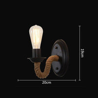 Applique murale rétro LED vintage