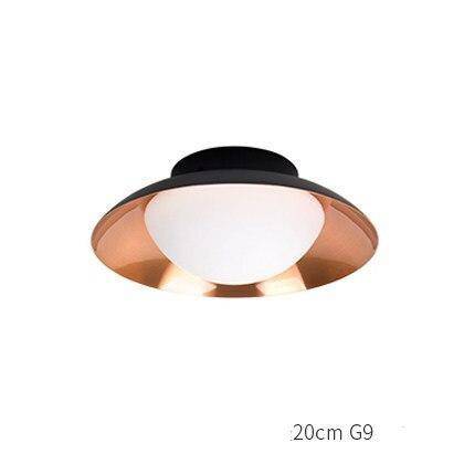 Plafonnier LED Design avec abat-jour arrondi
