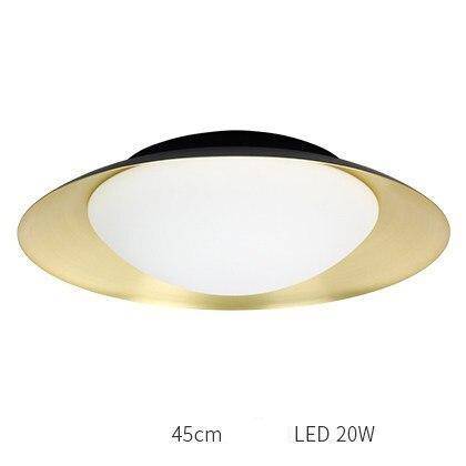 Plafonnier LED Design avec abat-jour arrondi