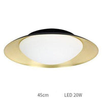 Plafonnier LED Design avec abat-jour arrondi