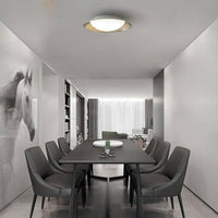 Plafonnier LED Design avec abat-jour arrondi