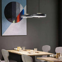 Suspension LED Design - Abat-jour arrondi en métal