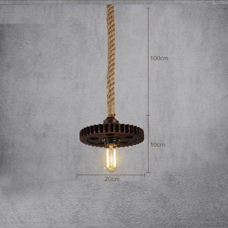 Suspension rétro LED "Edison Light"